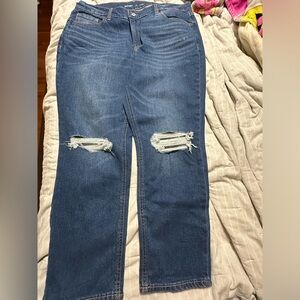 Old Navy mid rise boyfriend jeans sz 12